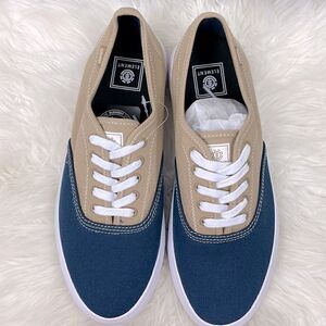Element | NEW khaki / blue sneakers 7.5 low top , from stitch fix .